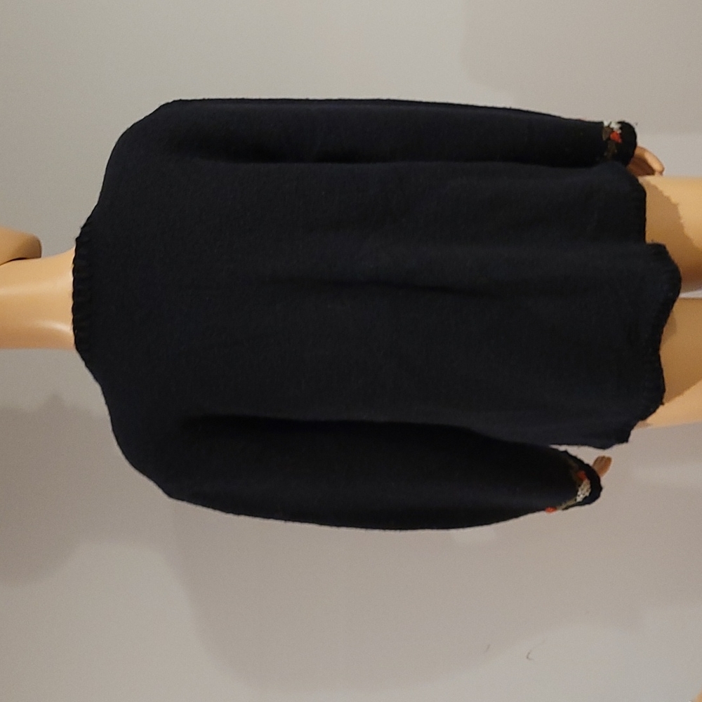 Vintage 100% wool navt button cardigan sweater size M - Picture 5 of 6